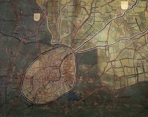 Map of Brugse Vrije by Pieter Porbus